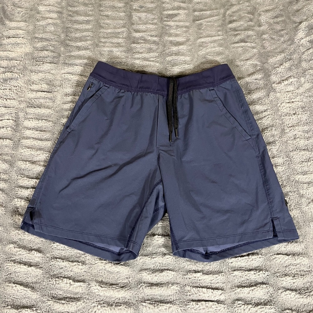 Public Rec All Day Every Day Shorts Mens 30 Navy Blue Athletic Gym Techwear